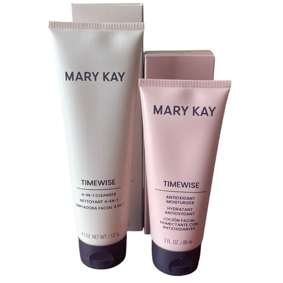 Mary Kay TimeWise 4-in-1 Cleanser & Moisturizer Set Combination / Oily